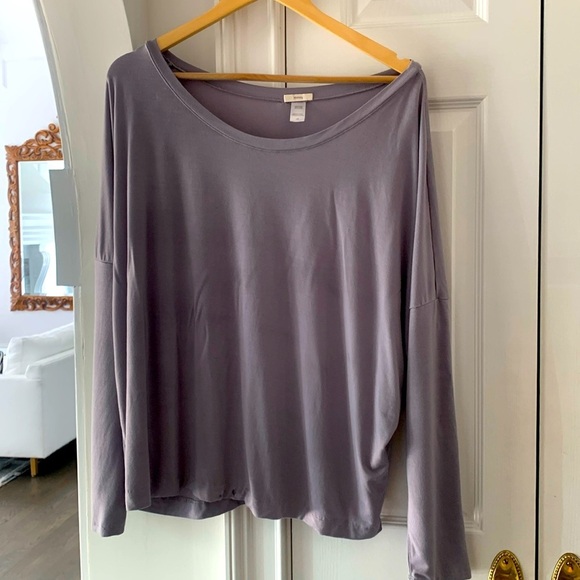 EBERJEY The Gisele TENCEL™ Modal Slouchy Pajama Top Large - Picture 2 of 6